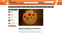 Desktop Screenshot of peinture-sur-porcelaine.com